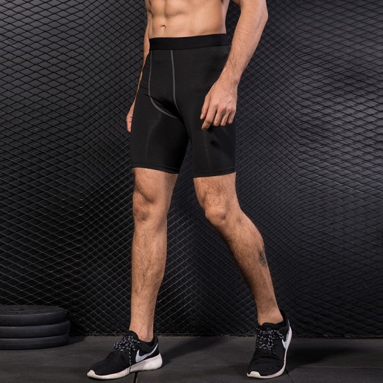 Men's tight PRO shorts are selling well in sports, fitness and running. High-elasticity, quick-drying and compression shorts suit 1004