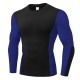 Men's PRO Fitness Quick-drying long-sleeved sports running fitness Wear High-elasticity Sweat-wicking Training Tight-fitting T-shirt 01508
