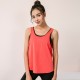 Women's loose sports vest, running yoga top, smocks, fitness quick-drying breathable training suit vest 02105