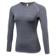 Women's Tight-fitting PRO sports fitness Yoga training long-sleeved T-shirt Moisture-wicking long-sleeved shirt 2039