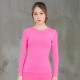 Women's PRO Tight-fitting training long-sleeved sports fitness Yoga T-shirt, moisture-wicking long-sleeved shirt 2019
