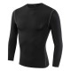 Men's Tight training Suit PRO Sports and Fitness Set Sweat-wicking quick-drying clothes Long sleeves + long pants 1019+1020