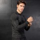 Men's autumn and winter sports sweatshirt, fitness running training, long-sleeved half-zipper stretch quick-drying stand-up collar sweatshirt 9004