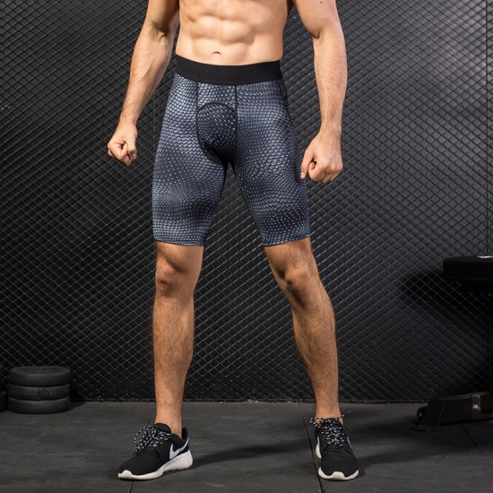 Men's 3d Printing Training Fitness Running Pants Amazon Stretch Tight Quick-drying Shorts 4005 Men's 3d Printing Training Fitness Running Pants Amazon Stretch Tight Quick-drying Shorts 4005