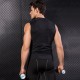 Men's Tight Training Vest Pro Sports Running Fitness Basketball Elastic Quick-drying Vest Clothes 1002