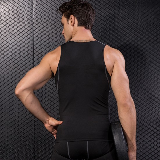Sports Pro Men's Training Tight Vest Basketball Fitness Running Amazon Quick-drying Vest Clothes 1001