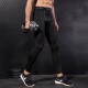 Men's PRO Sports Fitness Running Tight Training Pants, Sweat-wicking Quick-drying Pants, Elastic Tight Pants 1010