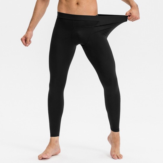 Men's Tight Fitness Pants Training Quick-drying Breathable Sports Pants Moisture-wicking Elastic Running Pants 11323