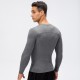 Men's new autumn and winter sports long-sleeved outdoor running tight training T-shirt, high-elasticity quick-drying fitness wear 11515