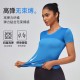 Women's PRO Sports, Running, Fitness, Yoga Tight T-shirt, sweat-wicking, quick-drying, mesh patchwork elastic short sleeve 2023
