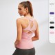 Women's yoga vest, sexy hollowed-out tight quick-drying vest, high-elasticity and breathable fitness and running sports vest 92101 Women's yoga vest, sexy hollowed-out tight quick-drying vest, high-elasticity and breathable fitness and running sports vest 92101