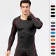 Men's Pro Tight Fitness Running Training T-shirt Amazon Stretch Quick-drying Long-sleeved Shirt Clothes 1059