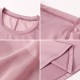 Women's autumn and winter yoga exercise long-sleeved quick-drying breathable mesh fabric patchwork elastic running exercise fitness wear 12522