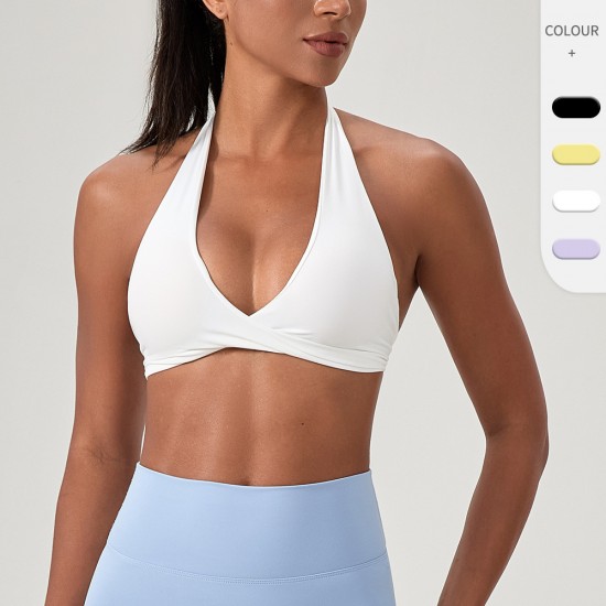 European And American Yoga Bra Women's Neck Back Running Fitness Underwear Sexy Rimless Sports Vest Bra52764 European And American Yoga Bra Women's Neck Back Running Fitness Underwear Sexy Rimless Sports Vest Bra52764
