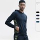 Men's sports sweatshirt, running fitness training suit, loose casual long-sleeved camouflage hooded jacket 91602
