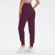 Women's sports long pants, high-waisted yoga, loose and casual training, quick-drying, elastic fitness, running, tight-fitting pants 02320