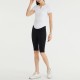 Spring and summer yoga short-sleeved women's slimming, quick-drying and breathable sports T-shirt with pleated slimming running and fitness top JY114
