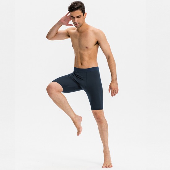 Men's quick-drying shorts, fitness training, basketball sports leggings, running elastic tight fitness trousers 11409