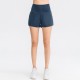 Women's Loose Tennis Running Shorts Fake Two-piece Anti-light Ice Nylon Yoga Fitness Pants 02414