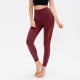 Women's tight yoga pants, high-waisted, hip-lifting, running, sports, high-elasticity, fast, dry-woven mesh, breathable fitness pants 12352