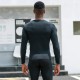 Men's fitness wear, long-sleeved quick-drying outdoor running T-shirt, moisture-wicking, tight height and elastic training suit 91502