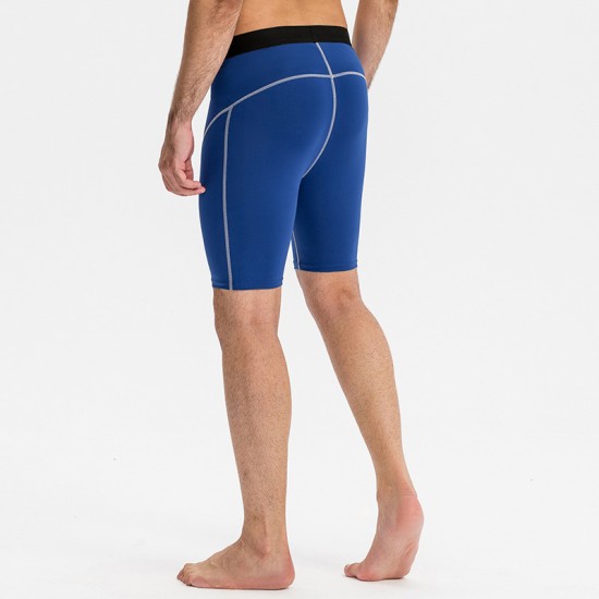 Men's PRO Sports Fitness Running Tight Training Shorts Stretch Quick-Drying Sweat-wicking Shorts Tight Pants 1024