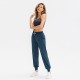 Women's drawstring running sports pants, loose fitness tight-fitting pants, casual bagged stretch yoga pants 12355