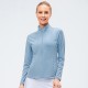 Women's Autumn And Winter Zipper Long Sleeve Sports Jacket Tight Fitness Yoga Clothing Stretch Quick-drying Running Top 12613
