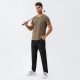 Men's straight, loose running and fitness pants, nylon quick-drying and breathable sports training pants D15014