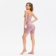 Women's yoga shorts, high-elastic tight training quick-drying fitness pants, high-waisted peach-shaped running sports pants 12420