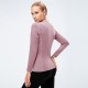 New autumn and winter yoga wear for women, long-sleeved quick-drying elastic tight T-shirt for running and sports, fitness top 12525