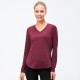 Women's autumn and winter yoga long-sleeved loose casual sports T-shirt, quick-drying and breathable running training fitness clothes 12524