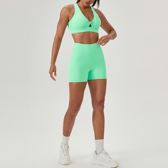 European And American High Waist Sexy Peach Hip Tight Sports Shorts Women's Elastic Hip Yoga Pants Quick-drying Running Fitness Pants European And American High Waist Sexy Peach Hip Tight Sports Shorts Women's Elastic Hip Yoga Pants Quick-drying Running Fitness Pants