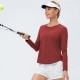Women's autumn and winter yoga exercise long-sleeved loose casual quick-drying breathable round-neck T-shirt fitness wear top 12526